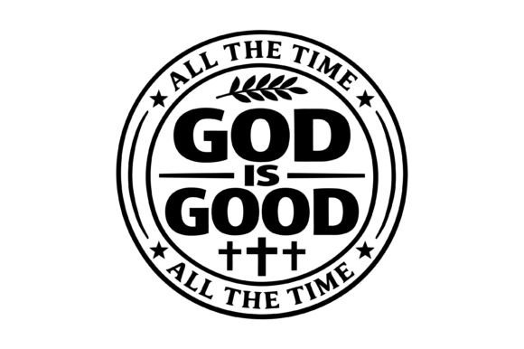 God is Good Faith Badge T-Shirt Design