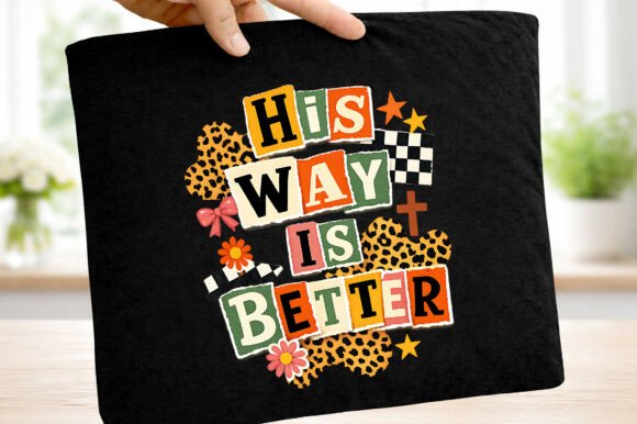 His Way is Better Trendy Leopard Print T-Shirt Designs