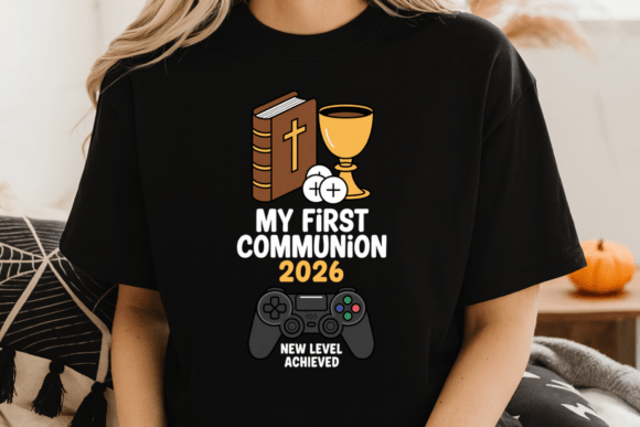 My First Communion 2026 PNG T-Shirt Design