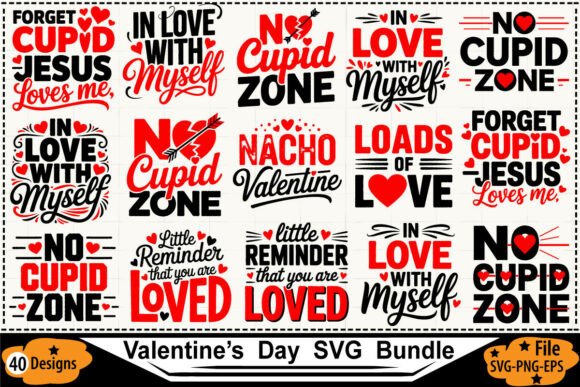 Valentine’s Day SVG Bundle